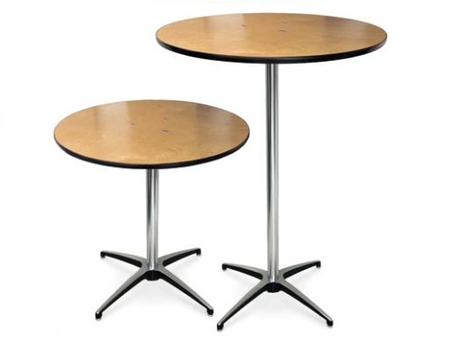 Round Cocktail Table Rental - Metro Rental - Des Moines, IA