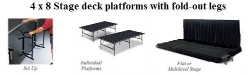 Stage Rental - Des Moines, IA - Metro Rental Photo1